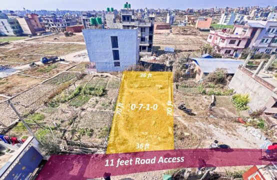 For Sale: 7.25 aana  Prime Residential Land Available in Duwakot, Bhaktapur !!